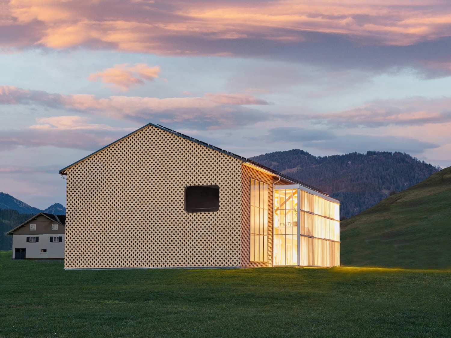 Modern Workspace in a Barn