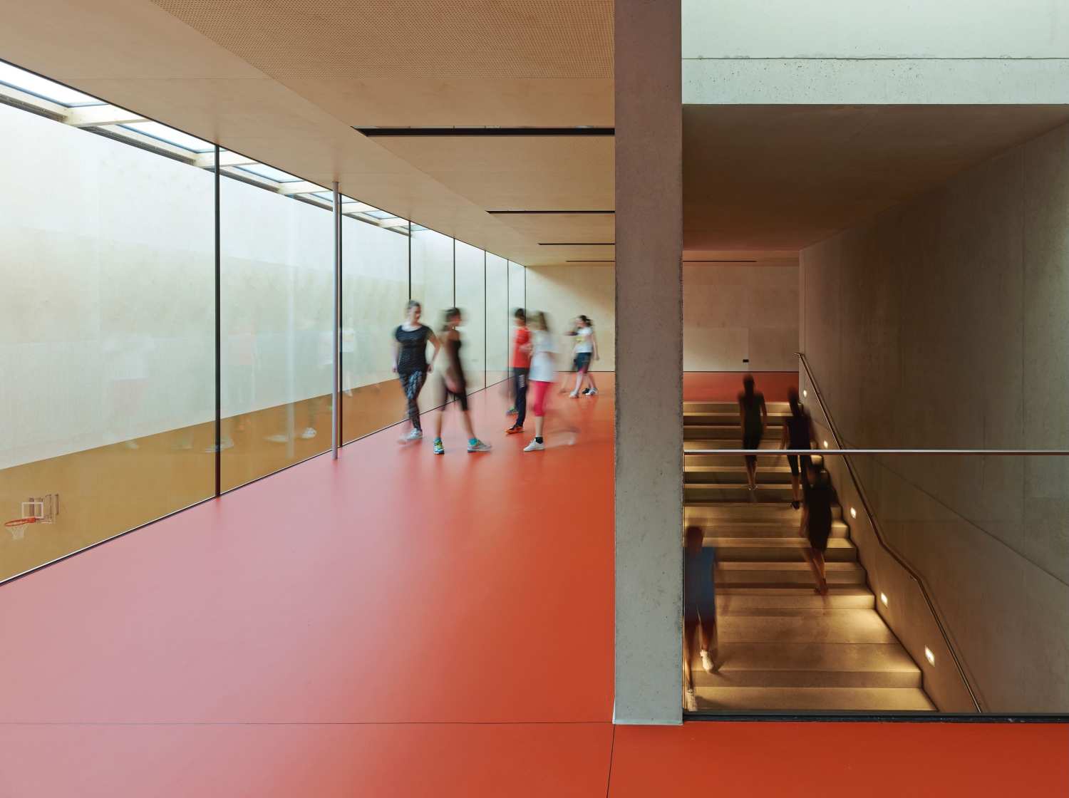 School, Sports Hall and Library